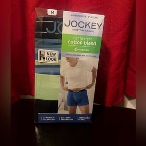 Jockey Men's Boxer Briefs - Black, Blue, and Light Green